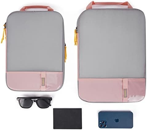 BAGSMART 6 Set/4 Set/2 Set Compression Packing Cubes for Travel, Lightweight Vacation Travel Essentials, Travel Accessories for Suitcase Organizer Bags Set, Durable Luggage Organizer Travel Bags - Image 6