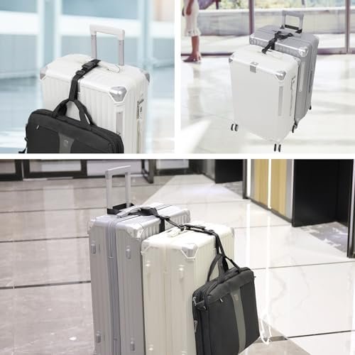 Vigorport Luggage Straps, Luggage Connector Straps for Suitcases Add A Bag and Connect Your 2 Suitcases Together Adjustable Attachment Accessories Belts (1'' Width S Size) - Image 6