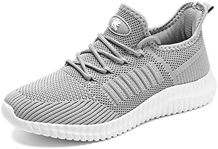 SK·TRIP Women's Walking Shoes Lightweight Breathable Flying Woven Mesh Upper Casual Jogging Shoes Ladies Tennis Shoes Workout Footwear Non-Slip Gym Sneakers for Women