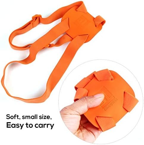 Luggage Straps Bag Bungees for Add a Bag Easy to Travel Suitcase Elastic Strap Belt(Orange) - Image 3