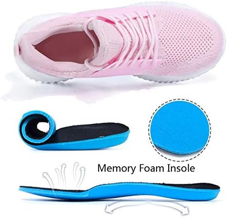 Akk Womens Walking Shoes - Slip On Tennis Running Shoes Memory Foam Lightweight Work Sneakers for Indoor Outdoor Gym - Image 6