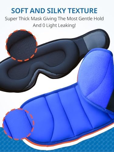 Travel Pillows for Airplanes, Airplane Pillow for Long Flight, Airplane Head Strap with Eye Mask for Sleep, Travel Neck Pillow for Car Road Trip, 360° Support Headrest, Stop Bobblehead, Black - Image 7