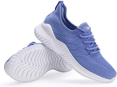Womens Walking Tennis Shoes - Slip On Memory Foam Lightweight Casual Sneakers for Gym Travel Work - Image 7