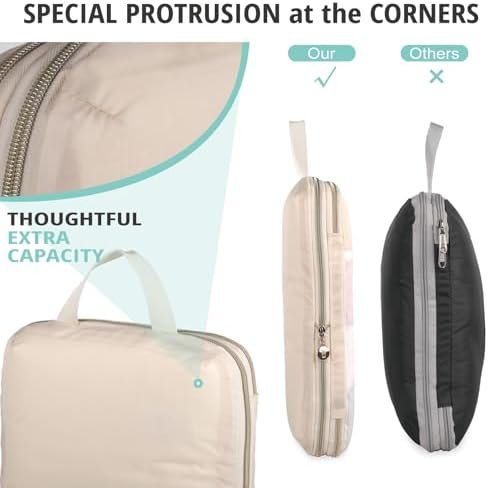 Expandable Compression Packing Cubes for Suitcases,6 Set Lightweight Compressible Travel Packing Organizer for Carry on Suitcase,Organizer Bags Set as Travel Essentials for Women - Image 7