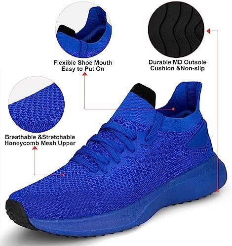Abboos Running Shoes Womens Non Slip Gym Workout Shoes Lightweight Breathable Tennis Shoes Mesh Walking Sneakers - Image 2