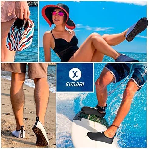 SIMARI Water Shoes for Women Men Aqua Socks Swim Surf Beach Barefoot Yoga Travel Camping Essentials Kayak Boat Accessories Quick-Dry Non Slip Adult Youth SWS002 - Image 8