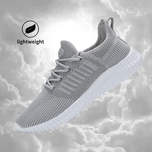 SK·TRIP Women's Walking Shoes Lightweight Breathable Flying Woven Mesh Upper Casual Jogging Shoes Ladies Tennis Shoes Workout Footwear Non-Slip Gym Sneakers for Women - Image 3