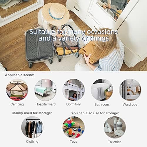 TABITORA Portable Hanging Travel Shelves Bag Packing Cube Organizer Suitcase Storage Large Capacity - Image 4