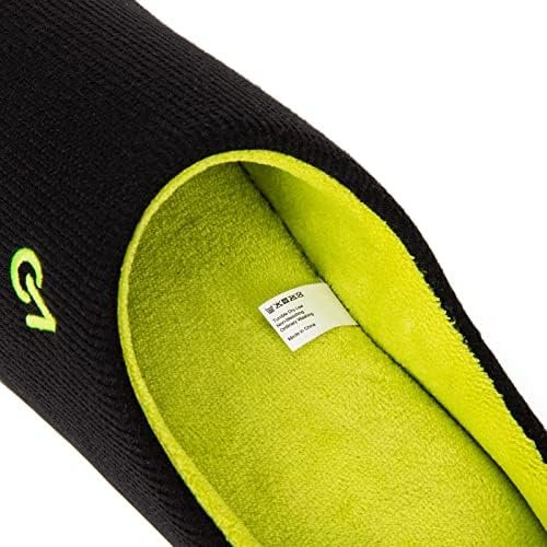 VeraCosy Men's Two-Tone Memory Foam House Slippers Indoor Outdoor Durable Rubber Sole - Image 8
