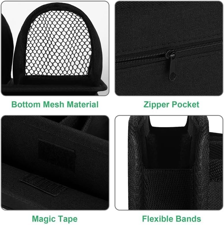 Accmor Luggage Travel Cup Holder,Universal Suitcase Cup Holder, Free Hands Suitcase Drinks Beverage Holder, Luggage Cup Caddy Gifts for Travelers Flight Attendants - Image 4