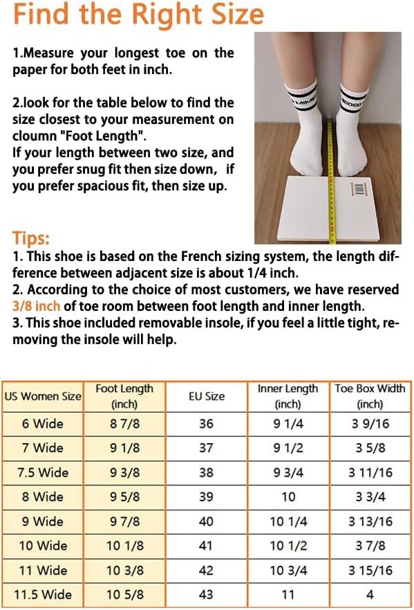WHITIN Women's Minimalist Barefoot Shoes | Zero Drop Sole | Wide Width Fashion Sneaker - Image 6