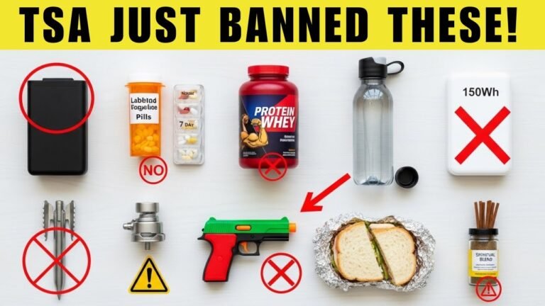 TSA Will CONFISCATE These Common Items in 2025!