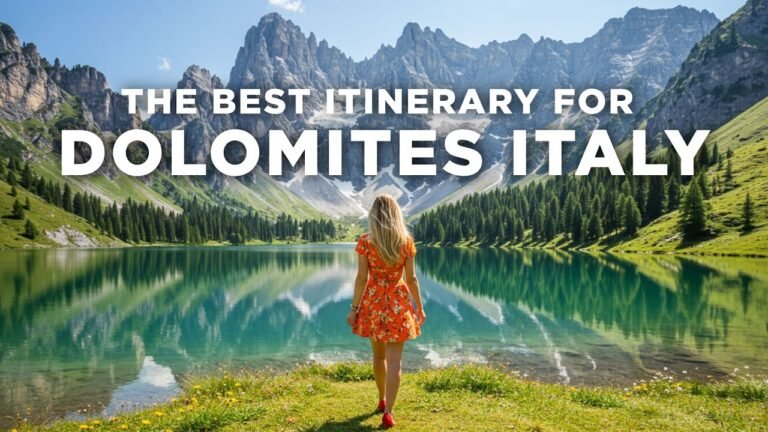 The Best Itinerary for Dolomites Italy @tommytravelz